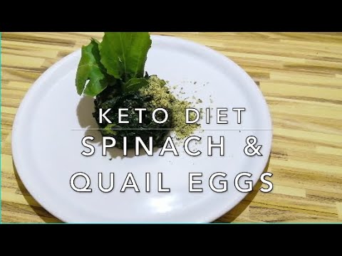 Custom Keto Diet | Keto Spinach and Quail Eggs Recipe